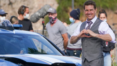 تام کروز پشت صحنه فیلم ماموریت غیر ممکن 7