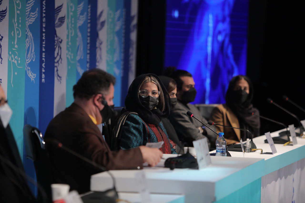 نشست خبری و پرسش و پاسخ فیلم «خط فرضی» در جشنواره فیلم فجر