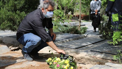 مراسم تشییع و خاکسپاری هوشنگ منصور خاکی