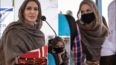 بازدید آنجلینا جولی از کمپ آوارگان در بورکینافاسو