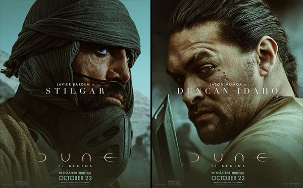 انتشار پوسترهای فیلم علمی تخیلی «Dune» با محوریت شخصیت های اصلی
